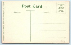 BOURNE, Massachusetts MA ~ HIGH SCHOOL Barnstable County c1910s Postcard