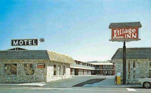 Village Inn Motel Restaurant Columbia River Highway Arlington Oregon postcard