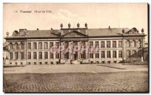 Old Postcard Tournai Hotel De Ville