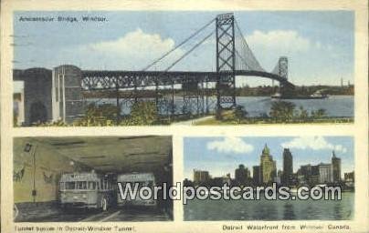 Ambassador Bridge Windsor UK, England, Great Britain 1946 Missing Stamp 