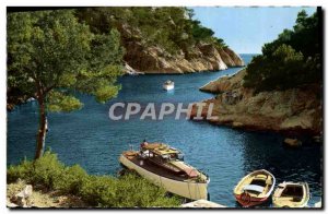 Modern Postcard Port Pin Cassis and Creeks