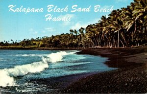 Hawaii Kalapana Black Sand Beach