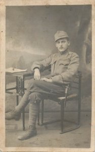 Austro-Hungarian military studio portrait souvenir photo postcard ww1