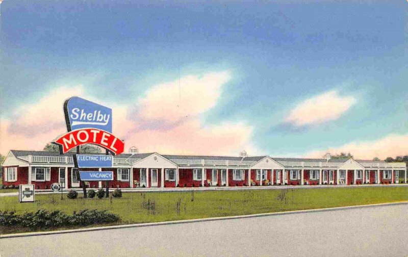 Shelby Motel US Highway 231 Huntsville Alabama 1960s postcard