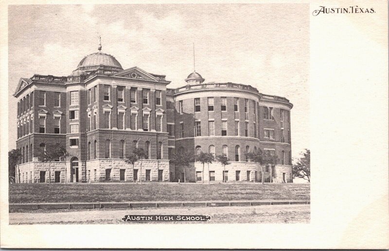 USA Austin High School Austin Texas Vintage Postcard 09.42