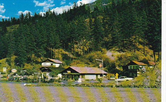 Canada Kanaka Bar and Esso Gas Station Fraser Canyon British Columbia