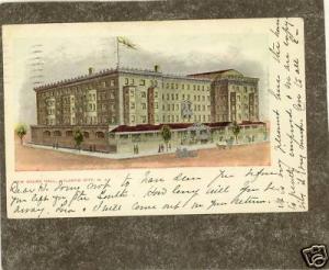 ATLANTIC CITY NJ 1907 und/b NEW GALEN HALL Postcard