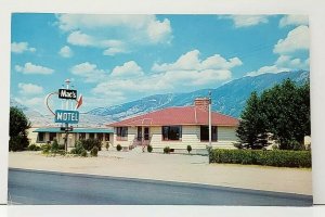 Mac's Motel Interstate 90 & U.S.10 Owned and Operated by MC Crackens Postcard H8