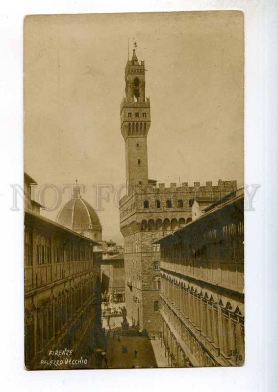 246985 ITALY FIRENZE palazzo Vecchio Vintage photo postcard