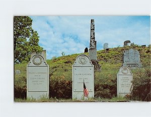 Postcard President Calvin Coolidge's Grave, Plymouth, Vermont