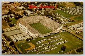 Game Day Owen Stadium University Of Oklahoma Campus Postcard C33