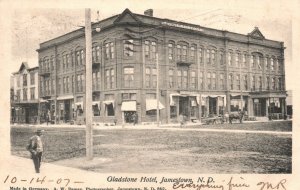 ?Vintage Postcard 1907 View of Gladstone Hotel Jamestown North Dakota N. D.