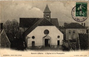 CPA Samois L'Eglise et le Presbytere FRANCE (1300881)