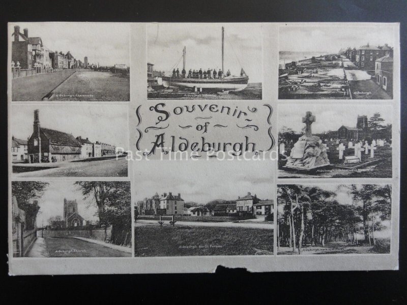 Suffolk ALDEBURGH 8 Image Multiview c1905 by Frith