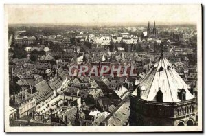 Modern Postcard La Douce France Strasbourg Vue Generale De La Cathedrale Taki...