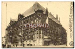 Postcard Old Ghent City Hall