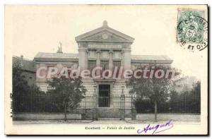 Postcard Old Corbeil courthouse