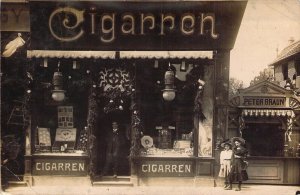 Early 1900s, Beautiful Real Photo, RPPC, Cigar Store, Cigarren, Old Post Card