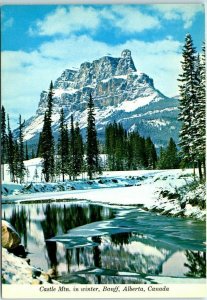 M-24430 Castle Mountain in Winter Banff National Park Alberta Canada