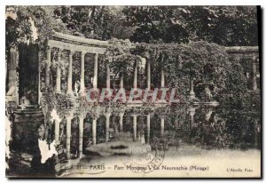 Postcard Old Paris Parc Monceau the Naumachia Mirage
