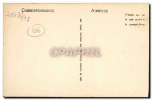 Old Postcard Eze Village View and Cap Ferrat