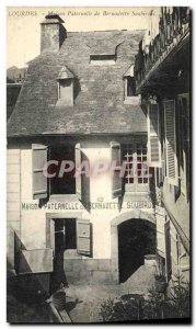 Old Postcard Lourdes Paternal House of Bernadette Soubirous