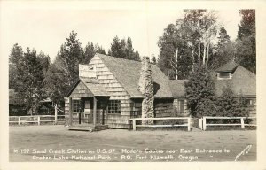 RPPC M-197 Sand Creek Station US Hwy 97 Cabins East Entrance to Crater Lake OR