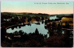 In The Saint Francis Valley Near Sherbrooke Québec Canada Postcard