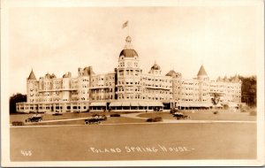 Real Photo Postcard Poland Spring House Hotel in Poland, Maine