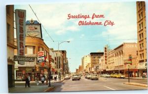 *Greetings from Oklahoma City Main Street Webers Jewelers Forum Postcard B97