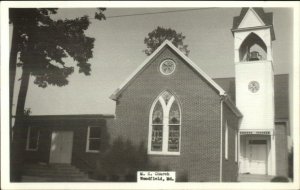 Woodfield MD ME Church Real Photo Postcard