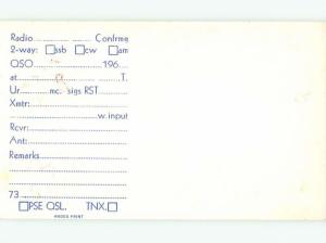 comic - QSL CB HAM RADIO CARD Waukegan Illinois IL t8964