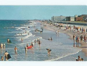 Unused Pre-1980 BEACH SCENE Virginia Beach Virginia VA d7039