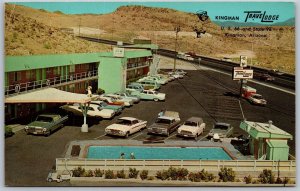 Vtg Kingman Arizona AZ Travel Lodge Motel Old Cars Travelodge 1960s Postcard