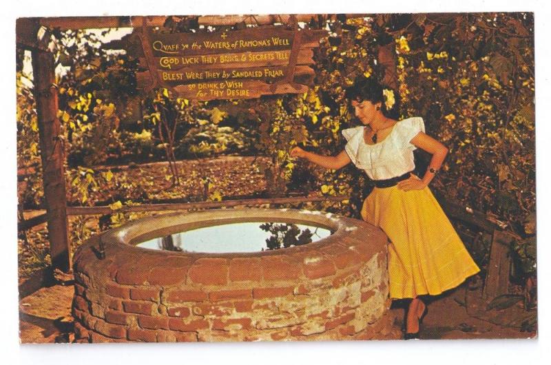 Ramona's Marriage Place Wishing Well San Diego CA 1972 