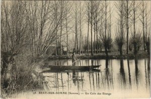 CPA BRAY-SUR-SOMME un coin des Etangs (25542)