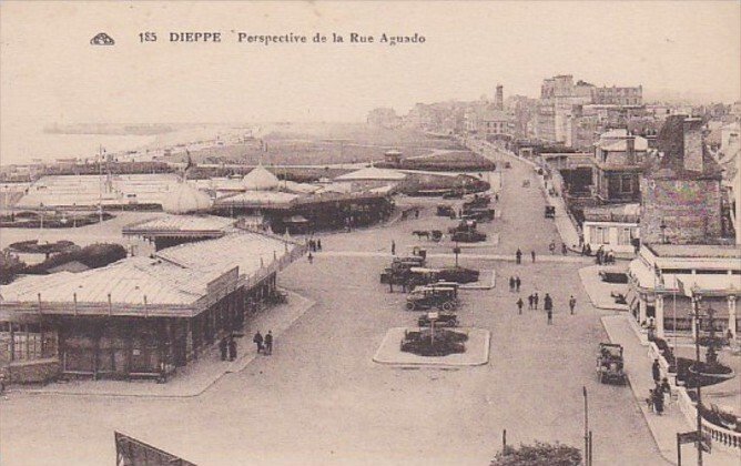 France Dieppe Perspective de la Rue Aguado