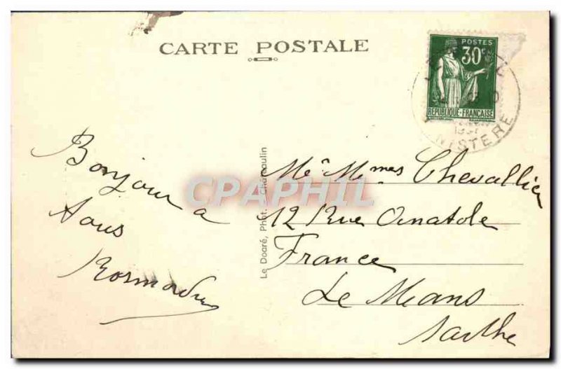 Old Postcard The UK Freight Le Quai