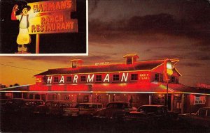 Tempe Arizona Harman's Ranch Restaurant Vintage Postcard AA30786