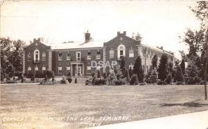 Illinois Il RPPC Postcard 1936 MUNDELEIN Convent St Mary of the Lake Seminary