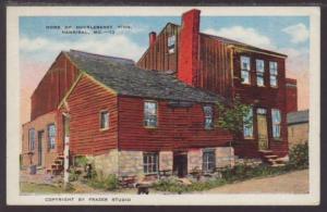 Home of Huckleberry Finn Hannibal MO Postcard 4544