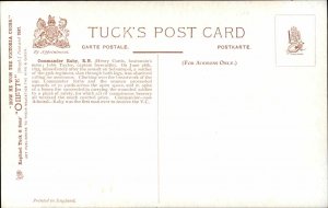 TUCK How We Won Victoria Cross Commander Raby Battle Scene Postcard