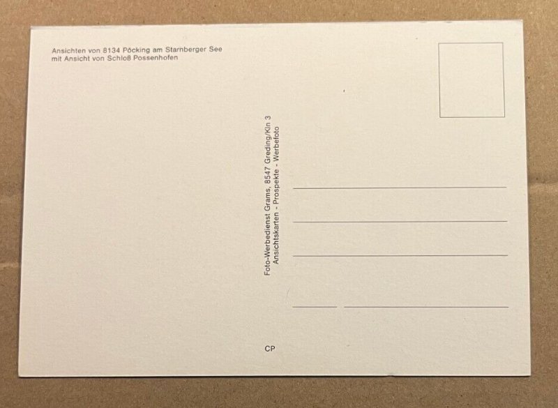 UNUSED POSTCARD - GREETINGS FROM POCKING, GERMANY
