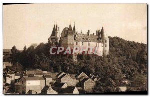 Old Postcard Chateau de la rochepot View d & # 39ensemble