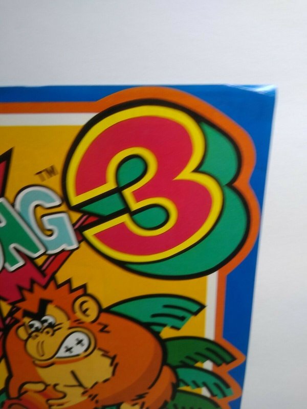 Nintendo Donkey Kong 3 Arcade FLYER Original 1983 Video Game Art Print Retro 