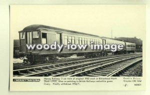 pp1841 - Mersey Railway 3 Car Train at Birkenhead North Sheds - Pamlin postcard