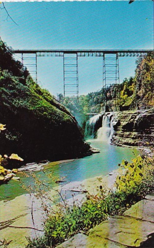 New York Castile Upper Falls Letchworth State Park