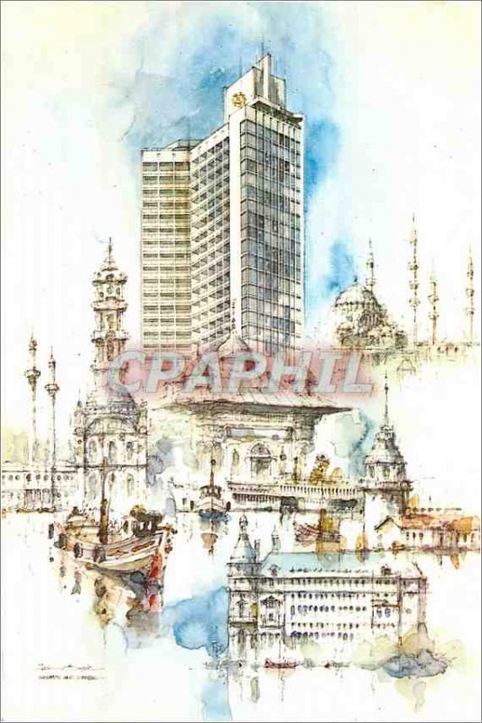 Postcard Modern Istanbul Turkey Sheraton Hotel