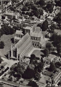 Hampshire Postcard - Aerial View of Winchester Cathedral   RR8954