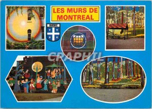 Modern Postcard Walls of Montreal